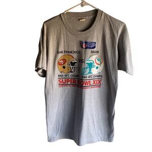 NFL Screen Stars Vintage 1985 Super Bowl Shirt Size Large